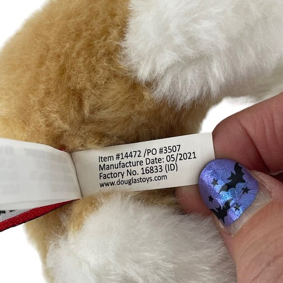 Douglas Corgie Puppy Plush 6" Tan White Stuffed Animal Dog Toy Lil' Handful - Picture 7 of 7